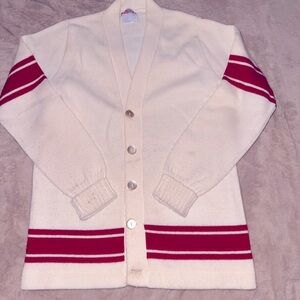 Cheerleader Supply Co Cardigan Red White